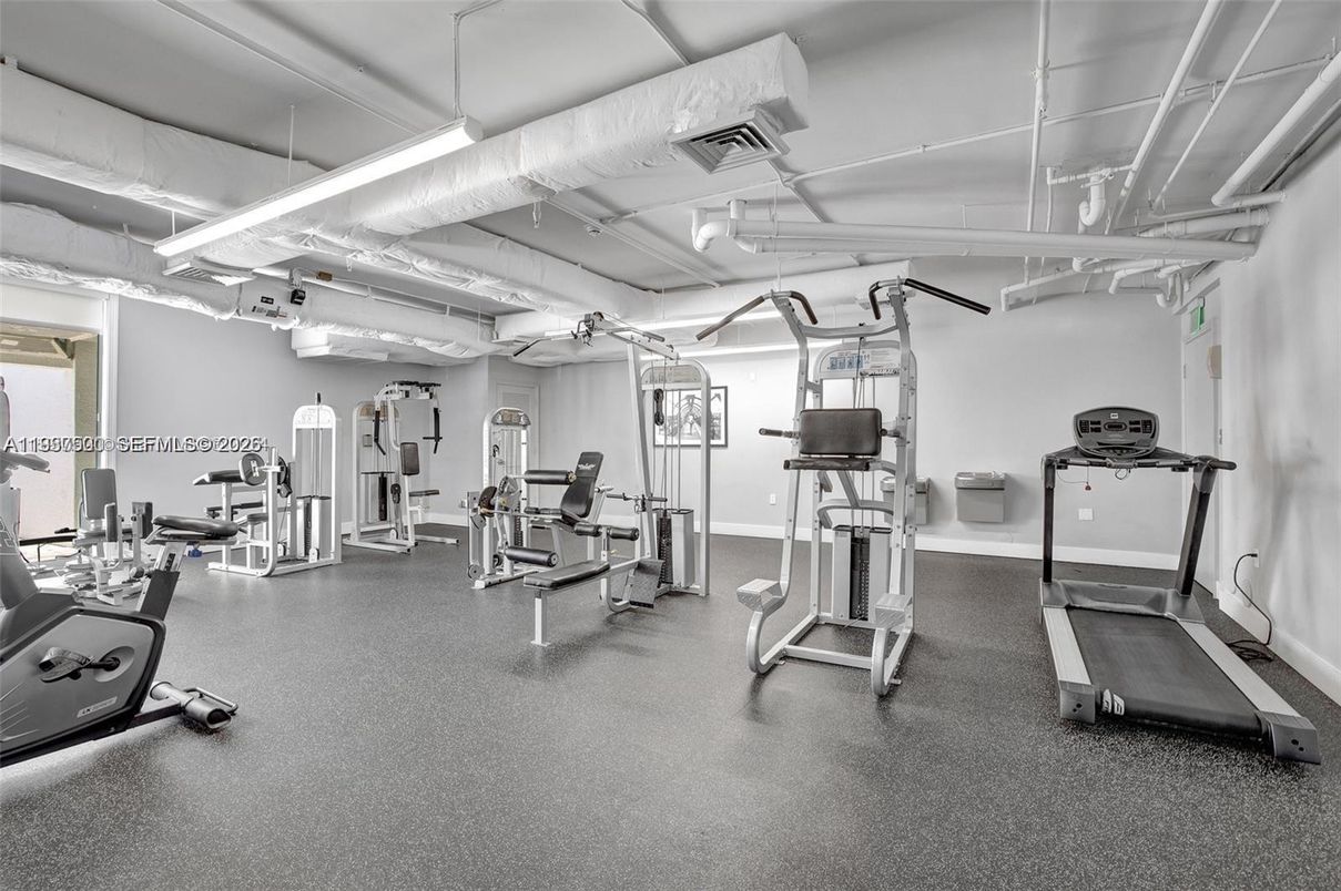 Fitness Equipment, Gym, Interior