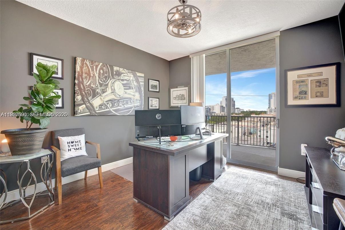 Home Office, Interior, Wood Texture Flooring