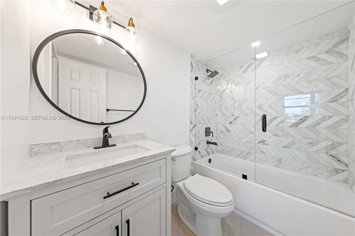 Bathroom, Glass Shower, Interior, Marble Walls