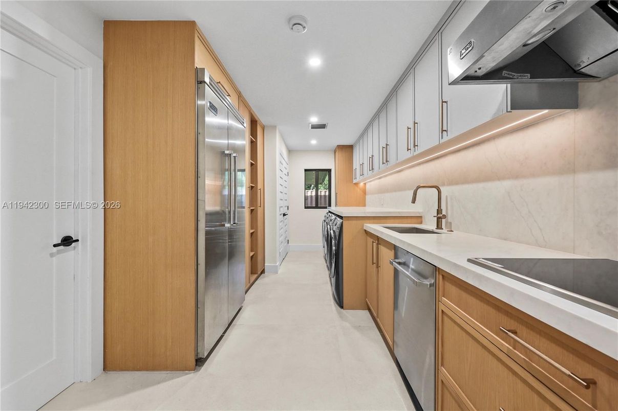 Interior, Kitchen, Recessed Lighting, Stainless Steel Appliances