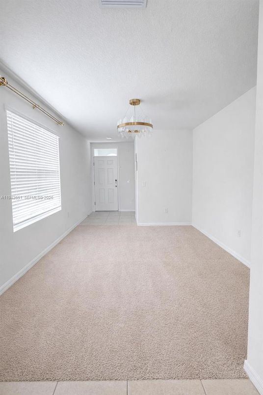 Chandelier, Empty room, Interior