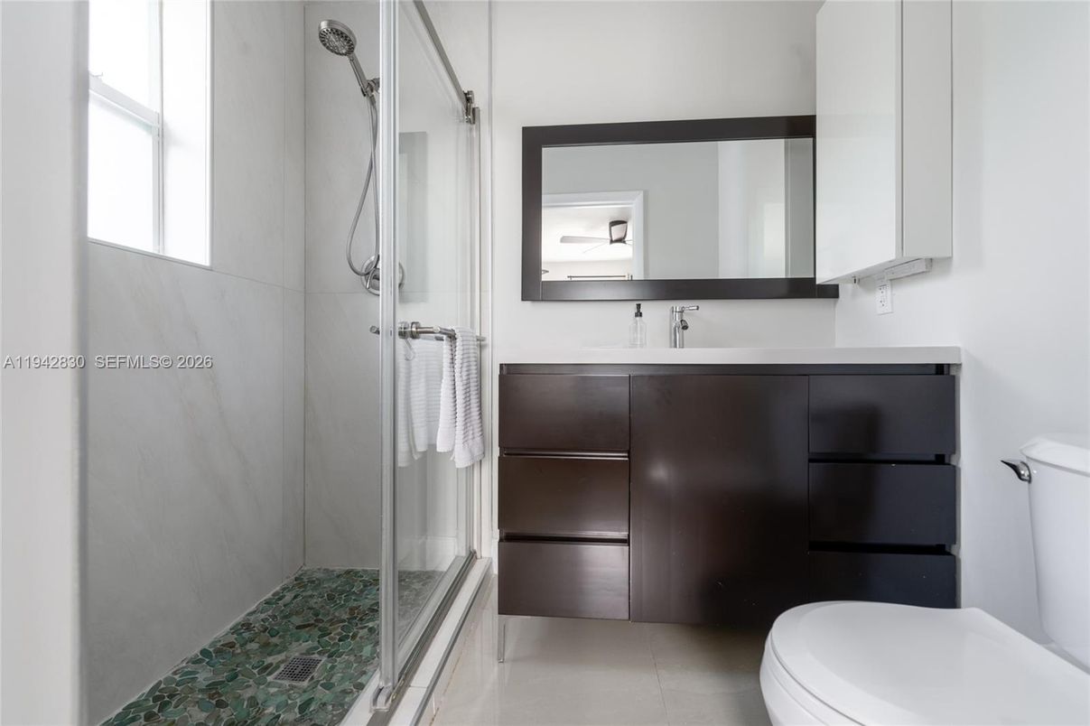 Bathroom, Glass Shower, Interior