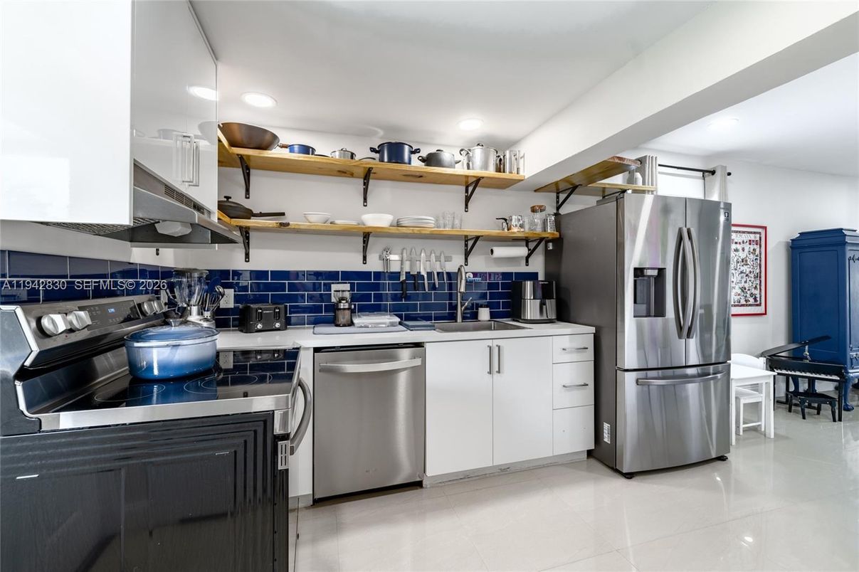 Interior, Kitchen, Recessed Lighting, Stainless Steel Appliances