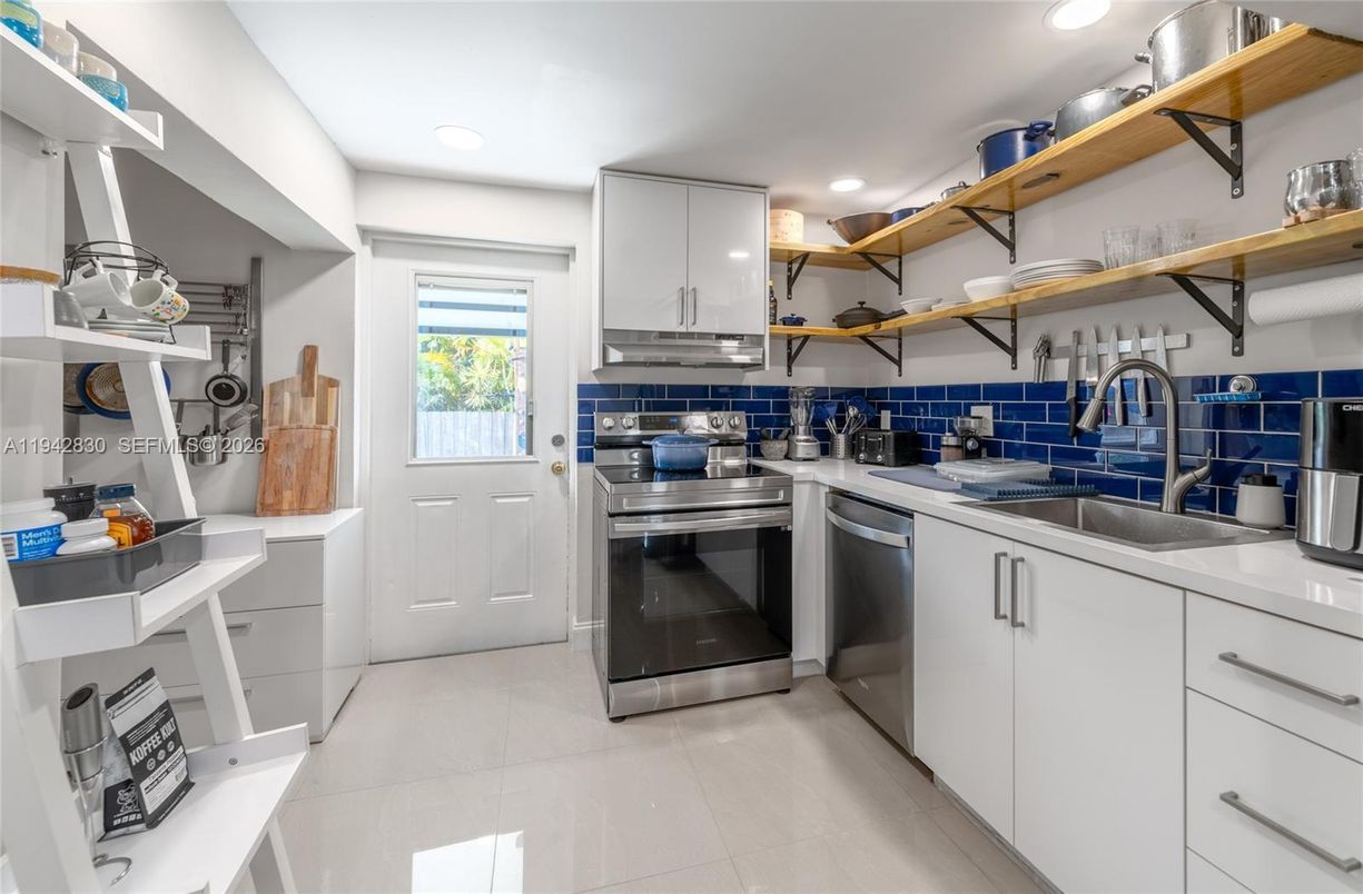 Interior, Kitchen, Recessed Lighting, Stainless Steel Appliances