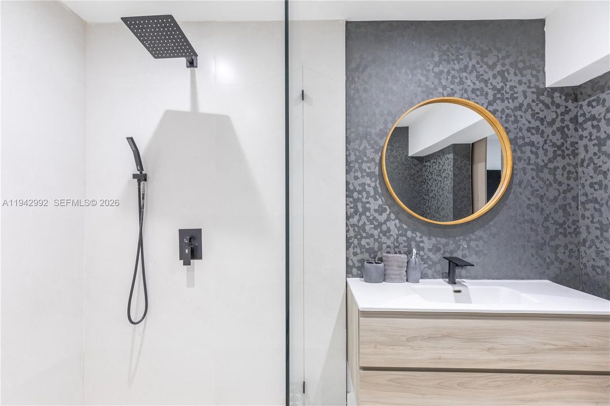 Bathroom, Glass Shower, Interior