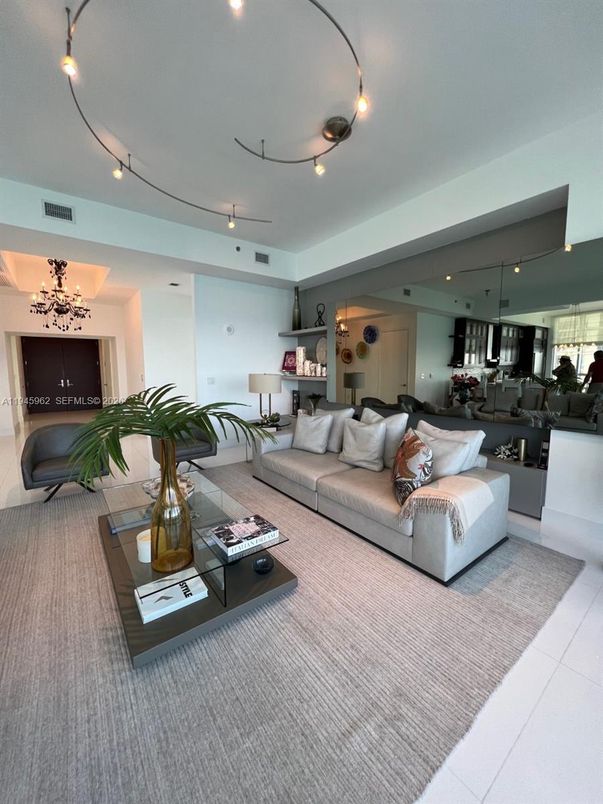 Interior, Living room, Recessed Lighting