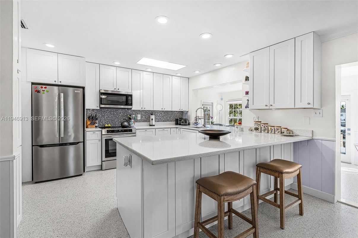 Interior, Kitchen, Recessed Lighting, Stainless Steel Appliances
