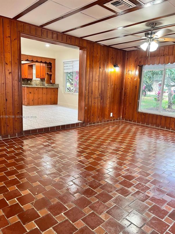 Empty room, Interior, Wooden Walls