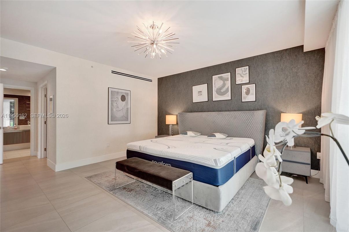 Bedroom, Interior, Pendant Lights