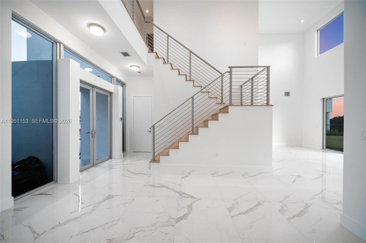 Interior, Marble, Recessed Lighting