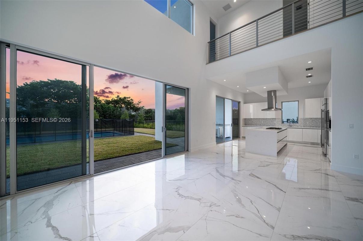 Interior, Kitchen, Marble, Recessed Lighting