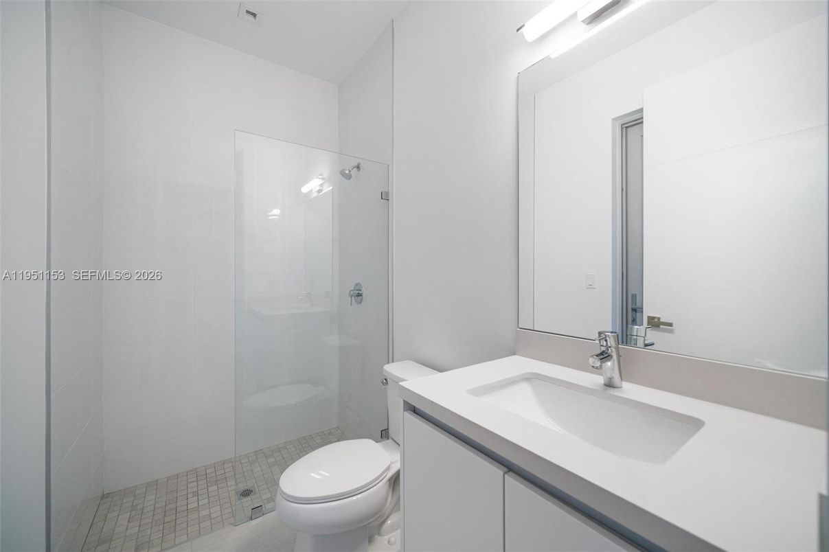 Bathroom, Glass Shower, Interior