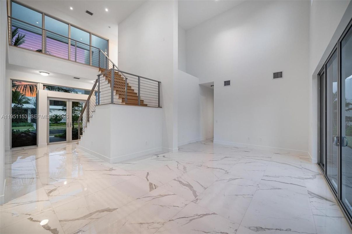 Interior, Marble, Recessed Lighting