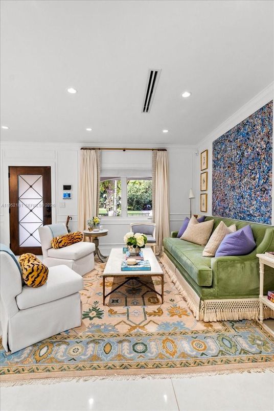 Interior, Living room, Recessed Lighting