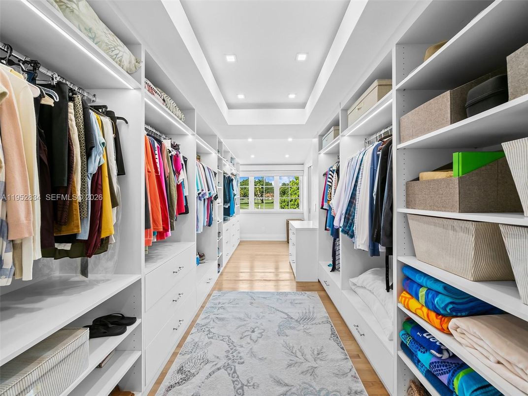 Interior, Recessed Lighting, Walk-in Closets, Wood Texture Flooring