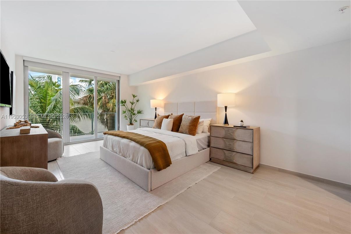 Bedroom, Interior, Wood Texture Flooring