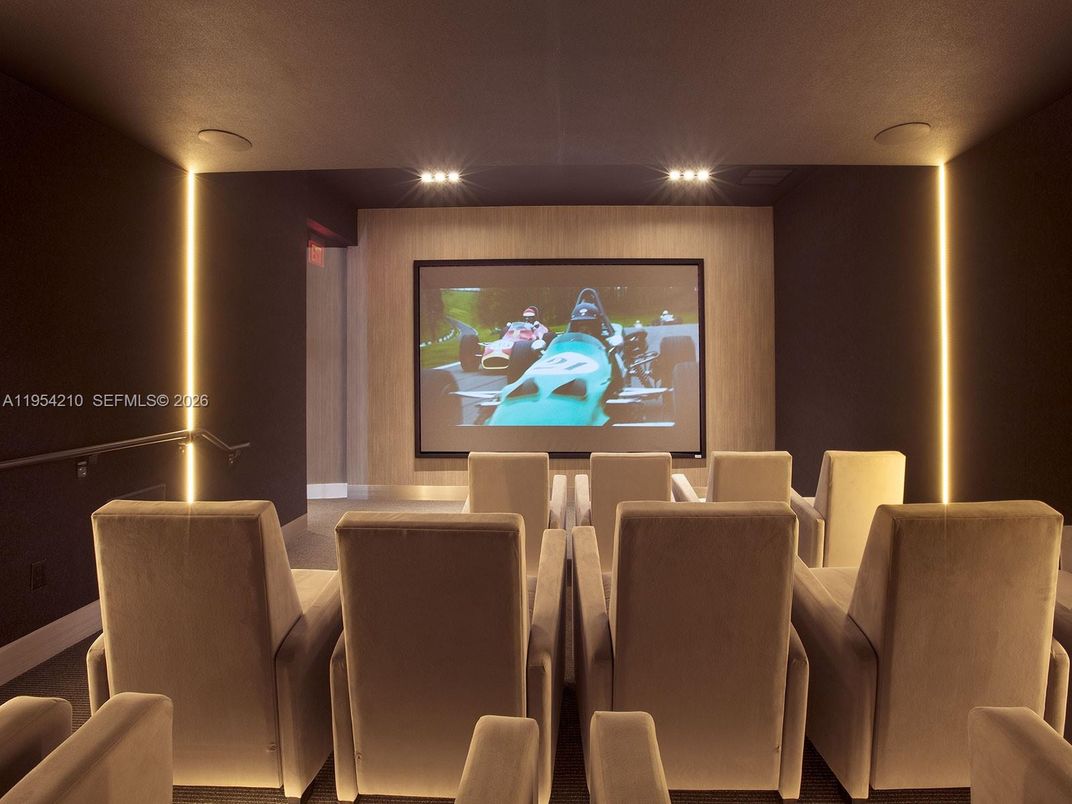 Interior, Projection Screen, Theatre Room