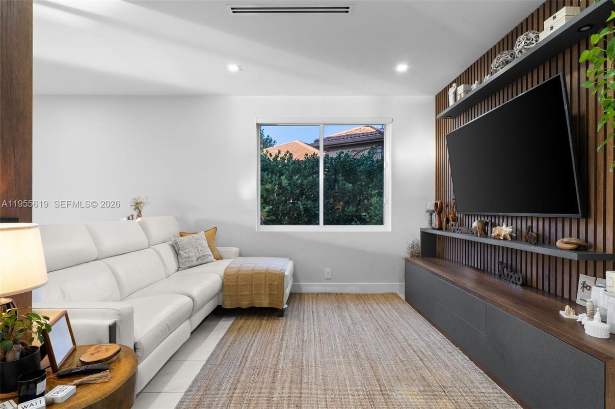 Interior, Living room, Recessed Lighting