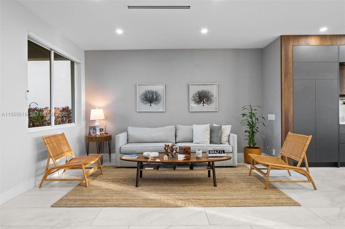 Interior, Living room, Marble, Recessed Lighting