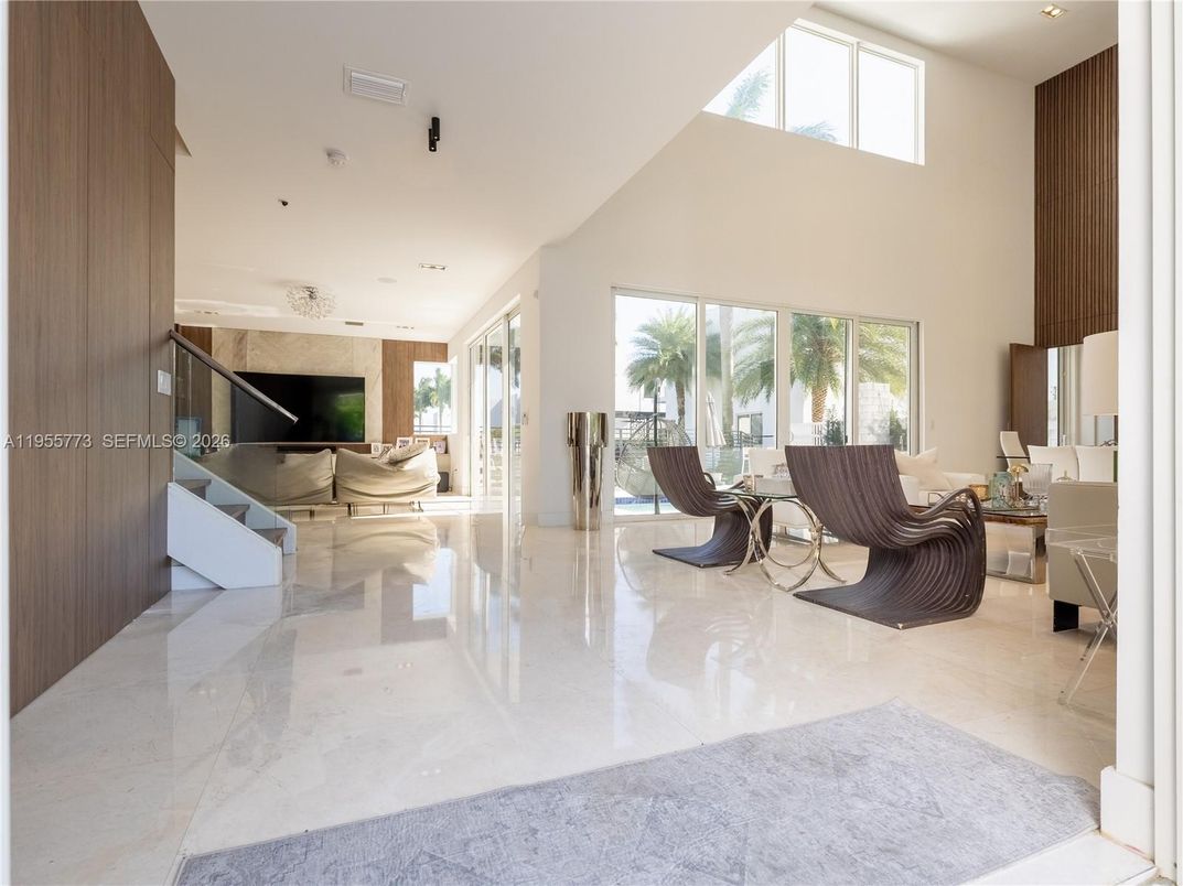 Interior, Living room, Recessed Lighting