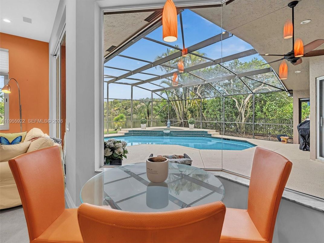 Glass Ceilings, Interior, Pool, Recessed Lighting, Sun Room