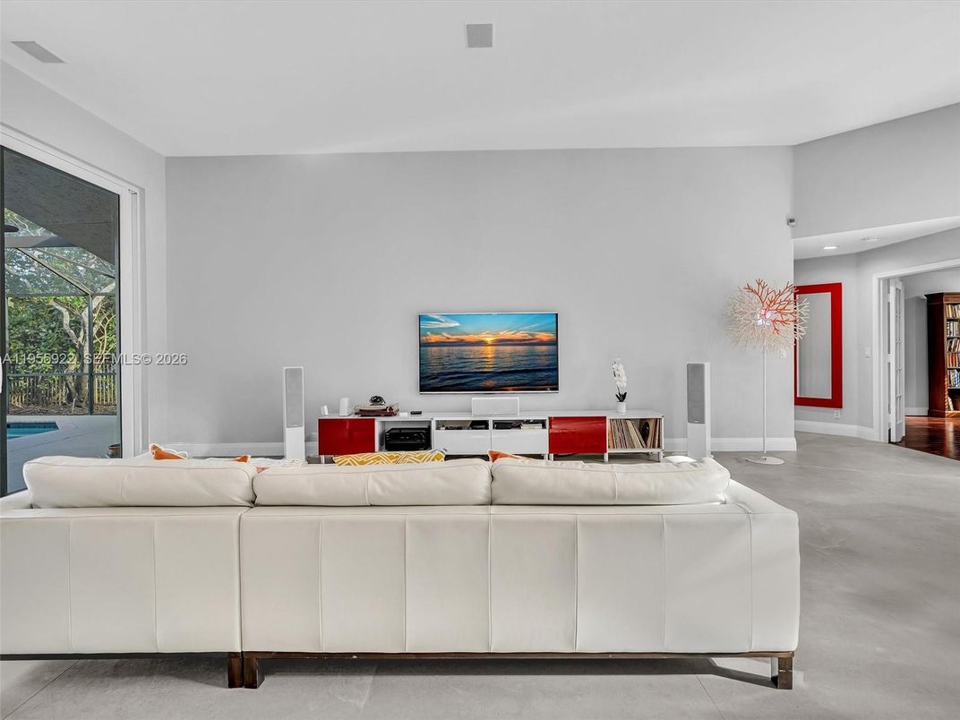 Interior, Living room, Recessed Lighting