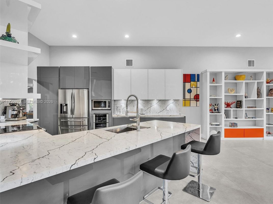 Interior, Kitchen, Recessed Lighting, Stainless Steel Appliances