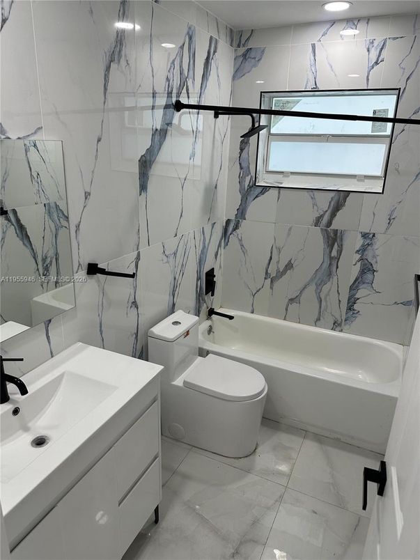 Bathroom, Dual Sink Vanities, Interior, Marble, Marble Walls