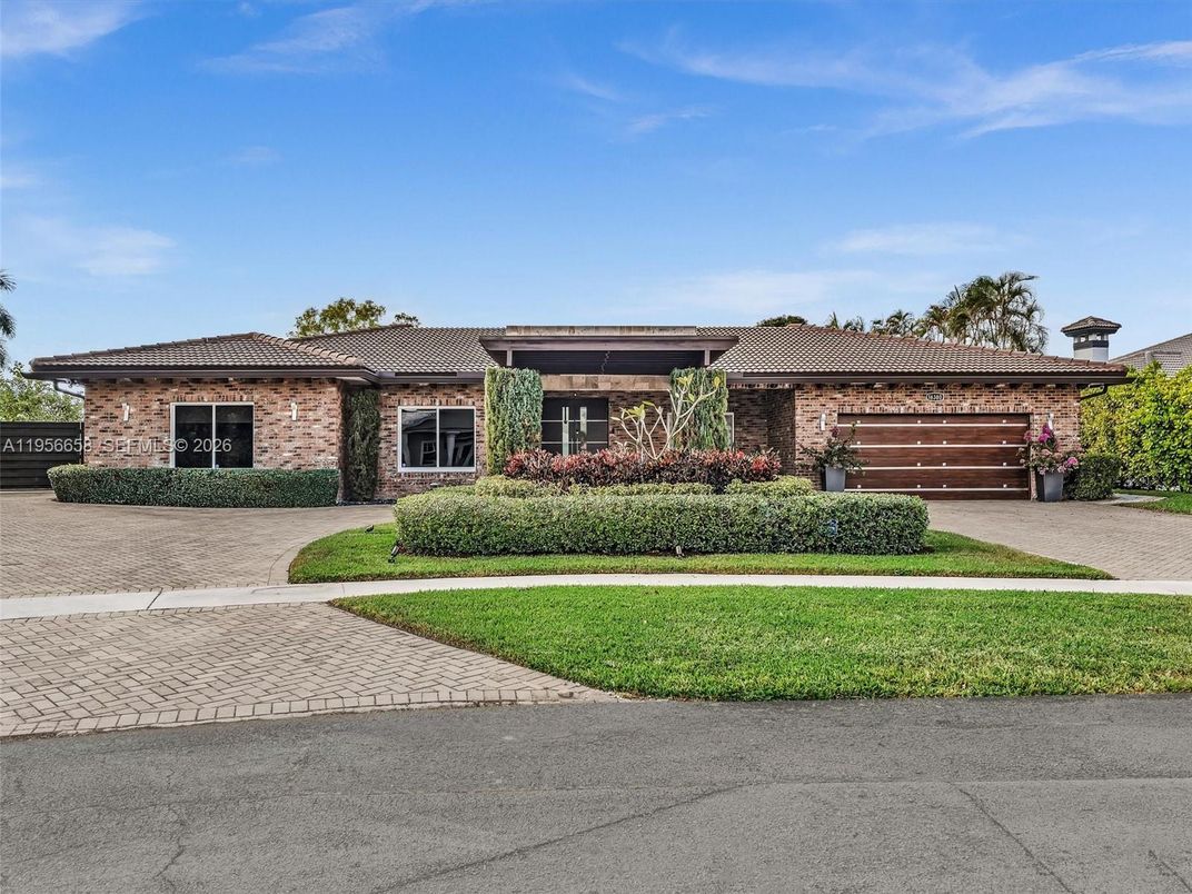 Attached, Exterior, Facade, Brick Facade, Mediterranean