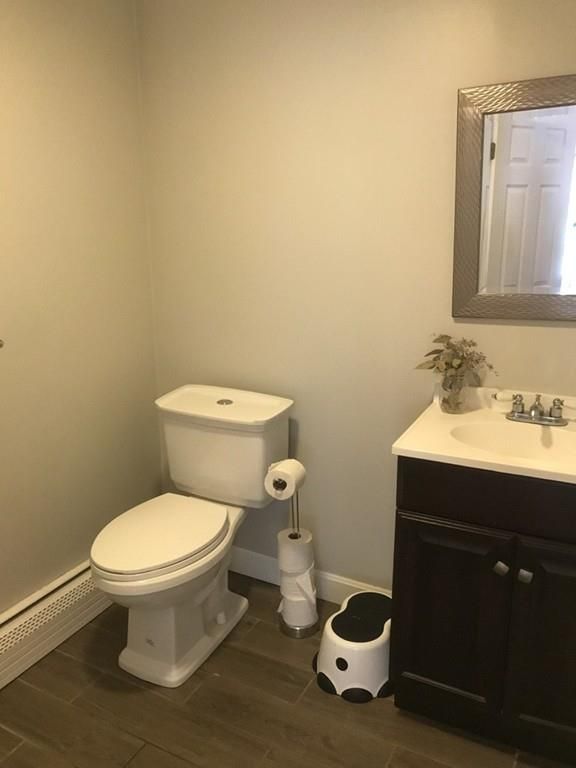 Bathroom, Interior, Wood Texture Flooring