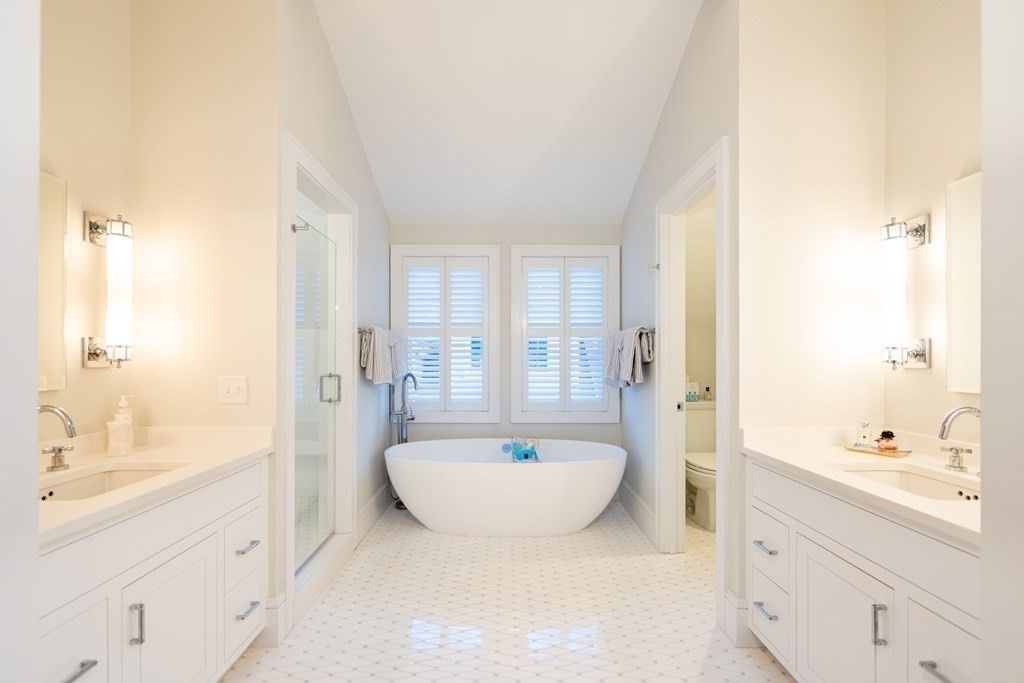 Bathroom, Dual Sink Vanities, Free Standing Baths, Interior