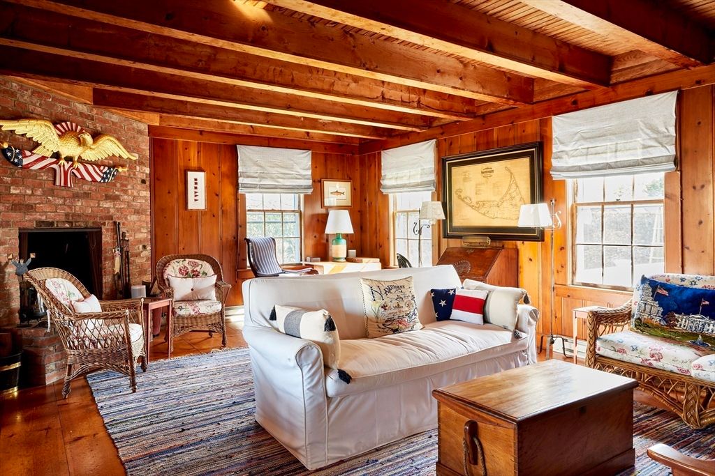 Fireplace, Interior, Living room, Stone Walls, Wooden Beams, Wooden Ceilings, Wood Texture Flooring, Wooden Walls