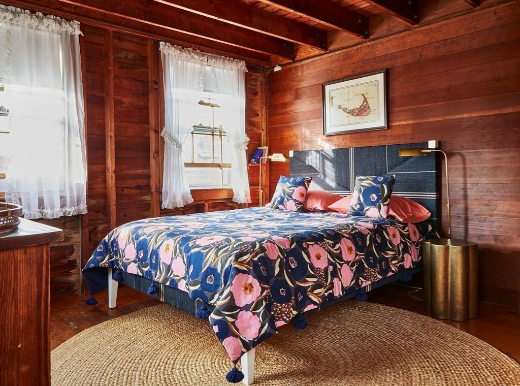 Bedroom, Interior, Wooden Beams, Wooden Ceilings, Wooden Walls