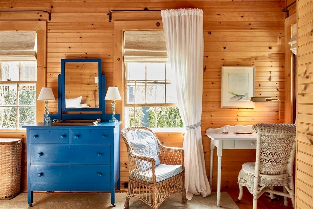 Home Office, Interior, Wooden Walls