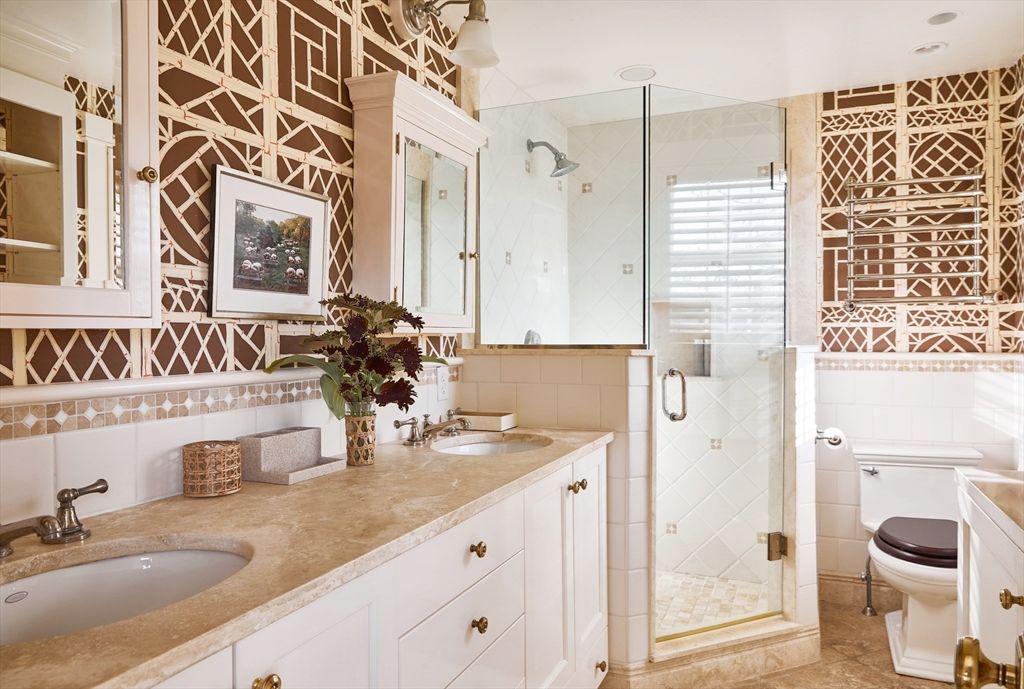 Bathroom, Dual Sink Vanities, Glass Shower, Interior