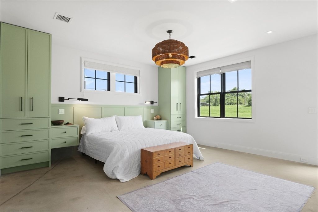 Bedroom, Interior, Recessed Lighting