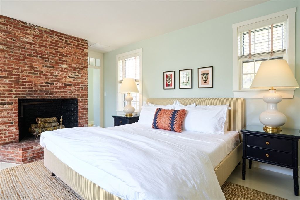 Bedroom, Fireplace, Interior, Stone Walls