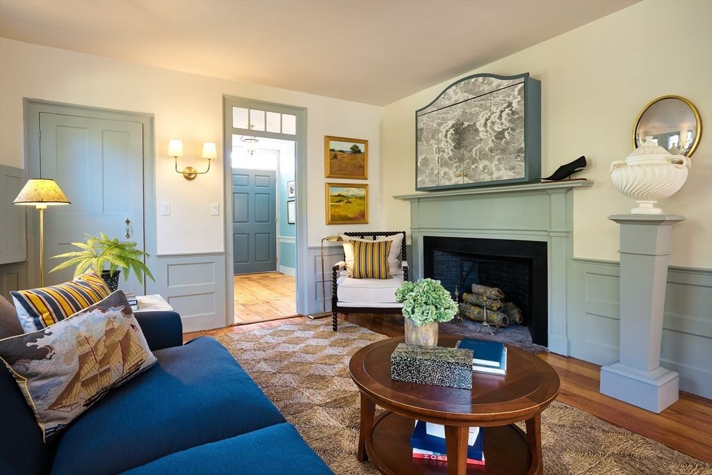 Fireplace, Interior, Living room, Wood Texture Flooring