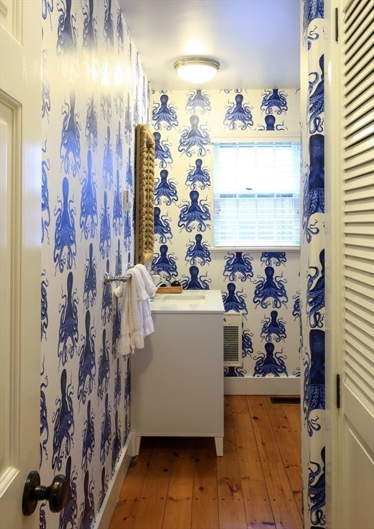 Bathroom, Interior, Wood Texture Flooring