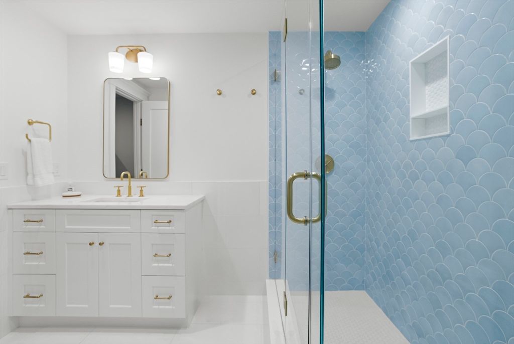 Bathroom, Glass Shower, Interior