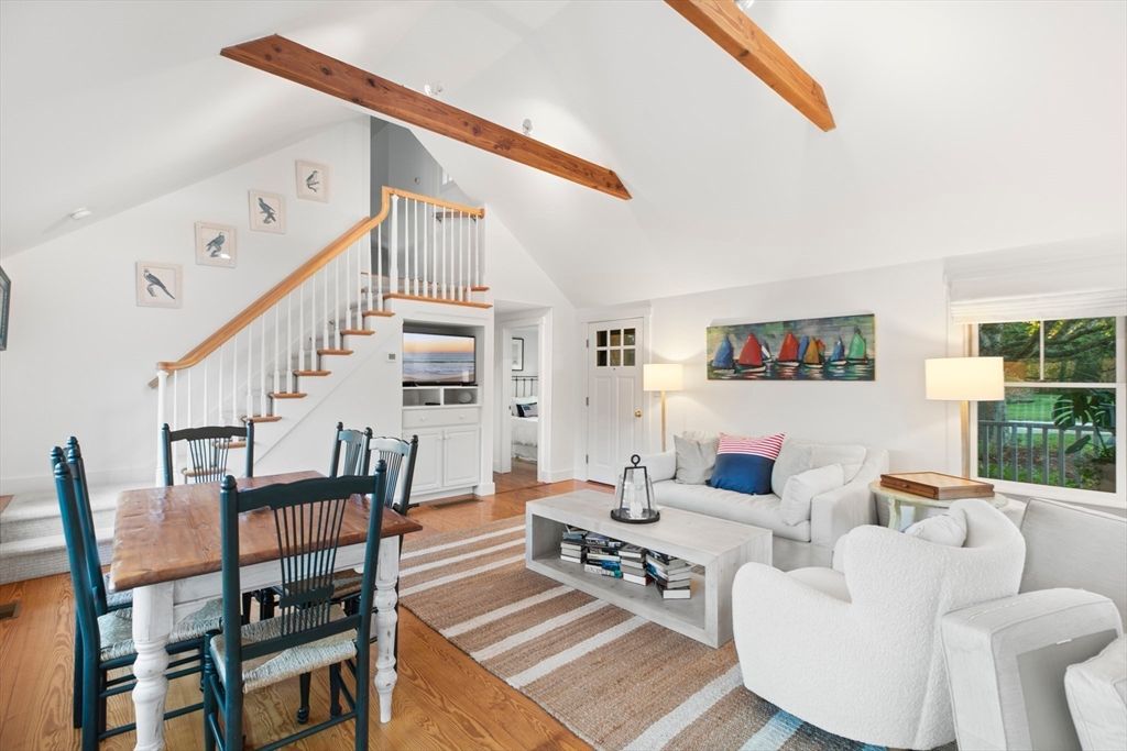 Dining room, Interior, Living room, Wooden Beams, Wood Texture Flooring