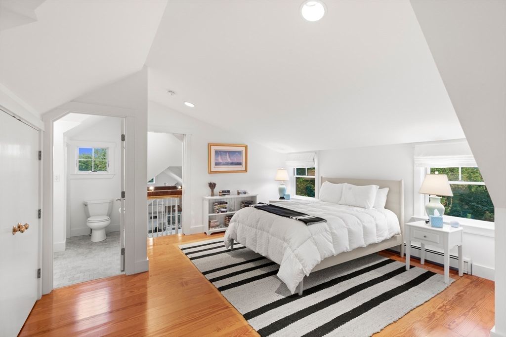 Bathroom, Bedroom, Interior, Recessed Lighting, Wood Texture Flooring