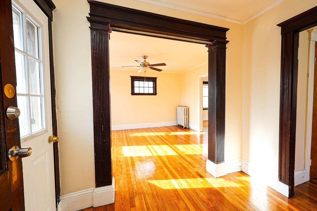 Empty room, Interior, Wood Texture Flooring