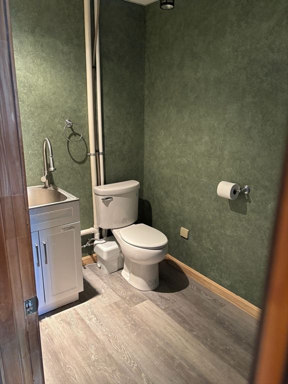 Bathroom, Interior, Wood Texture Flooring