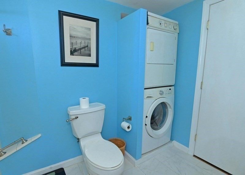 Bathroom, Interior, Marble, Utility Closets, Washer