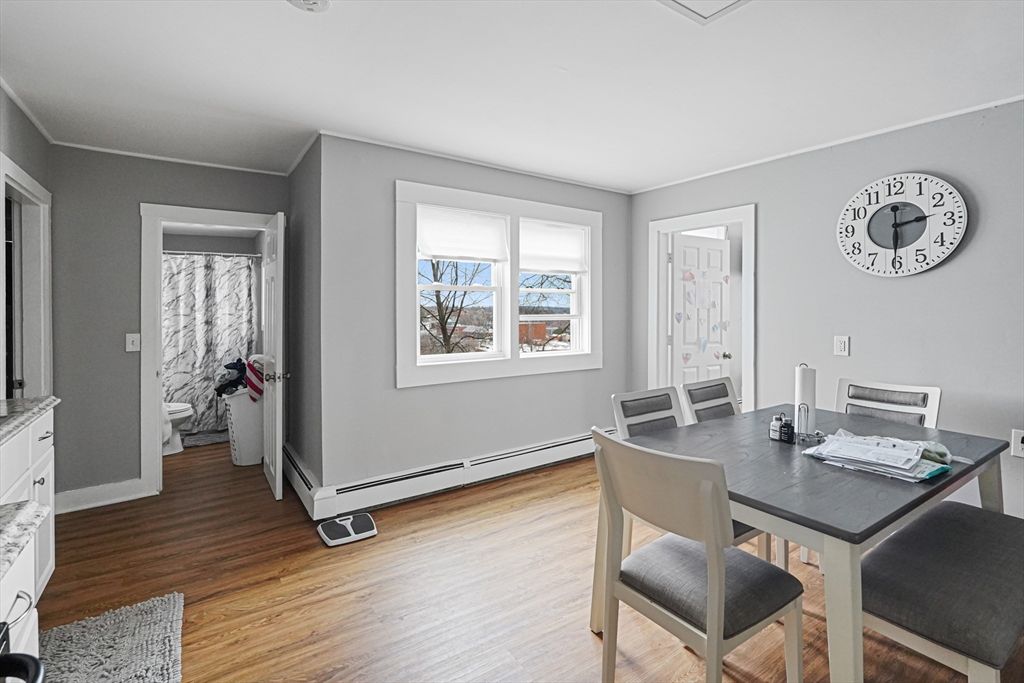 Dining room, Interior, Wood Texture Flooring