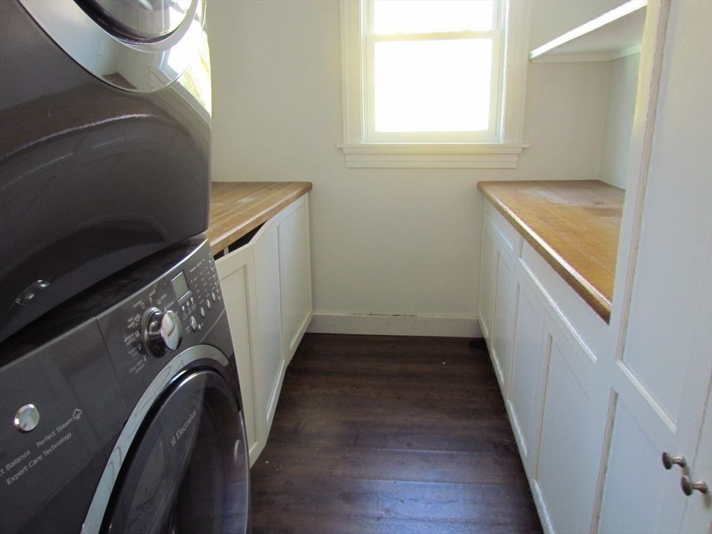 Interior, Washer, Wood Texture Flooring