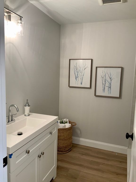 Bathroom, Interior, Wood Texture Flooring