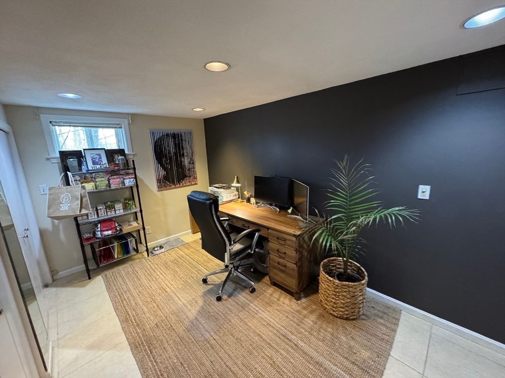 Home Office, Interior, Recessed Lighting