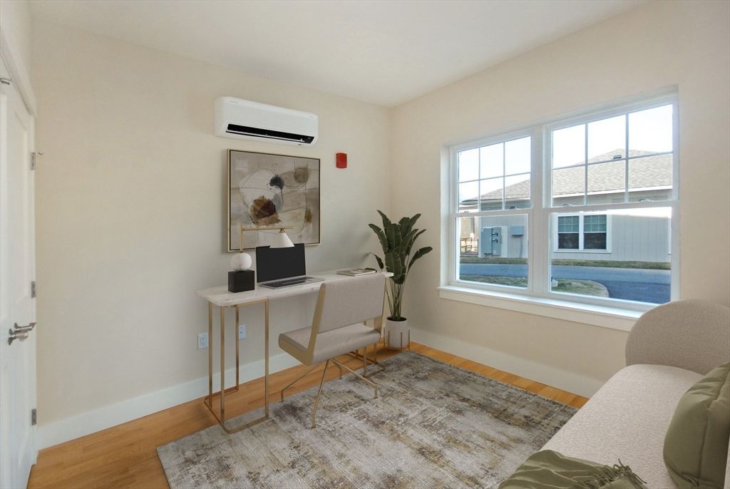 Home Office, Interior, Wood Texture Flooring